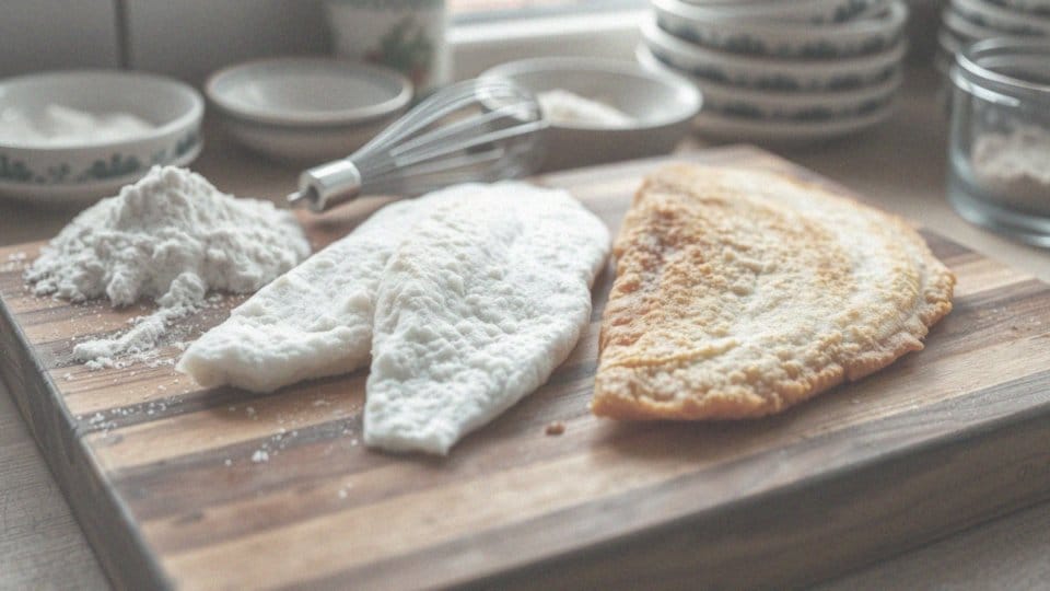 Jakie są różnice w przygotowaniu smażonego lina w cieście naleśnikowym i panierce z mąki?
