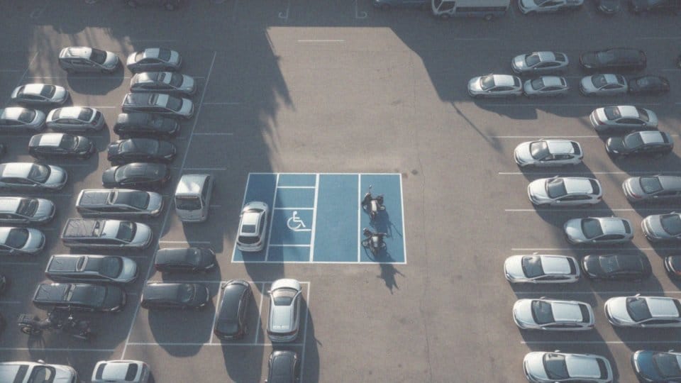 Jakie miejsca dostępne są na parkingu przy ulicy Krapkowickiej?