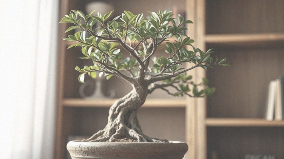W jaki sposób przycinanie wspomaga rozwój korony Ficus ginseng?