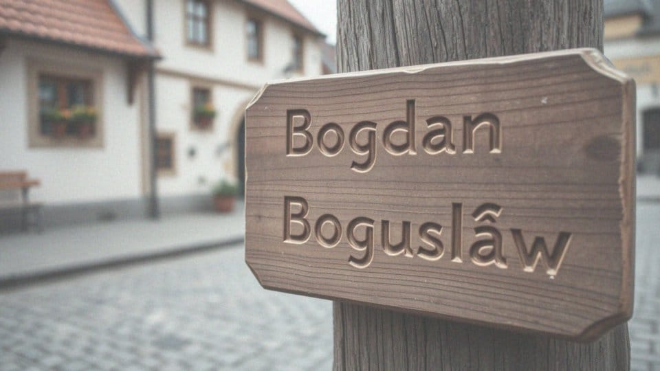 Czy imię Bogdan i Bogusław są mylone w społeczeństwie?