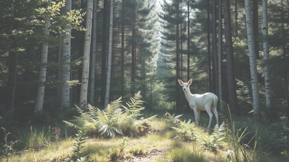 Jakie są różnice między białą sarną a innymi sarnami?