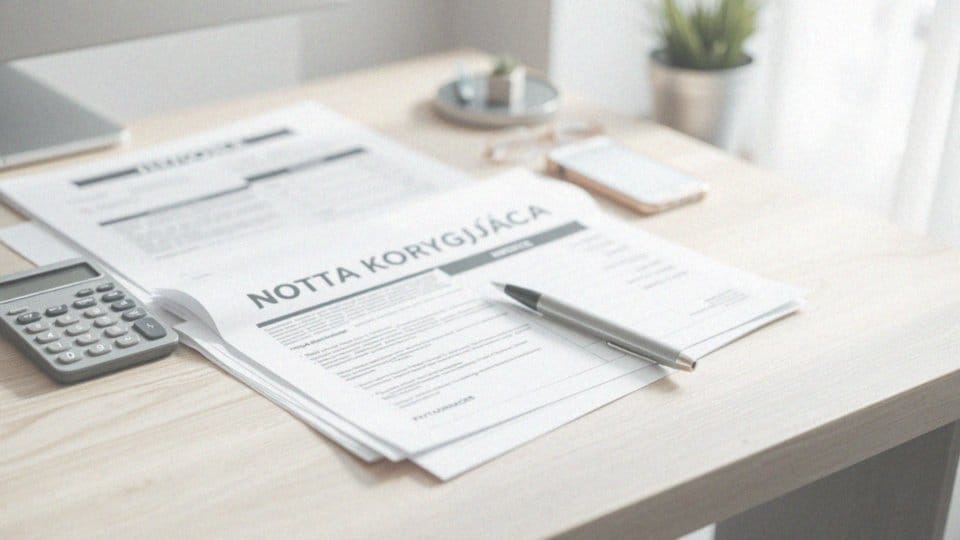Jakie informacje powinna zawierać nota korygująca?