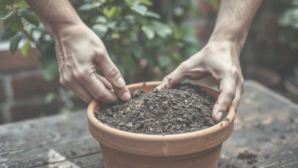 Jak przygotować ziemię do przesadzania fikusa Ginseng?