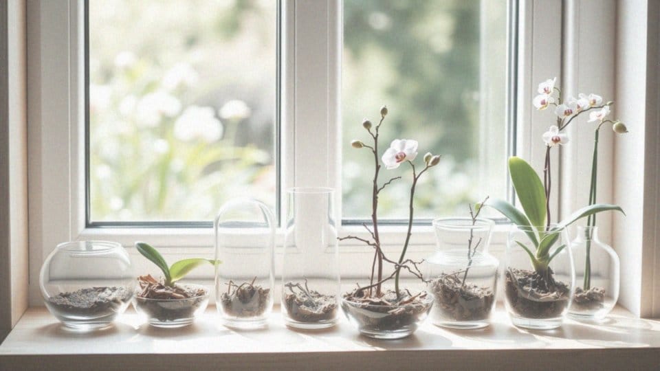Jakie są trendy w projektowaniu szklanych doniczek do storczyków?