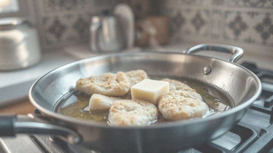 Jak smażyć lina, aby uzyskać złoty kolor?